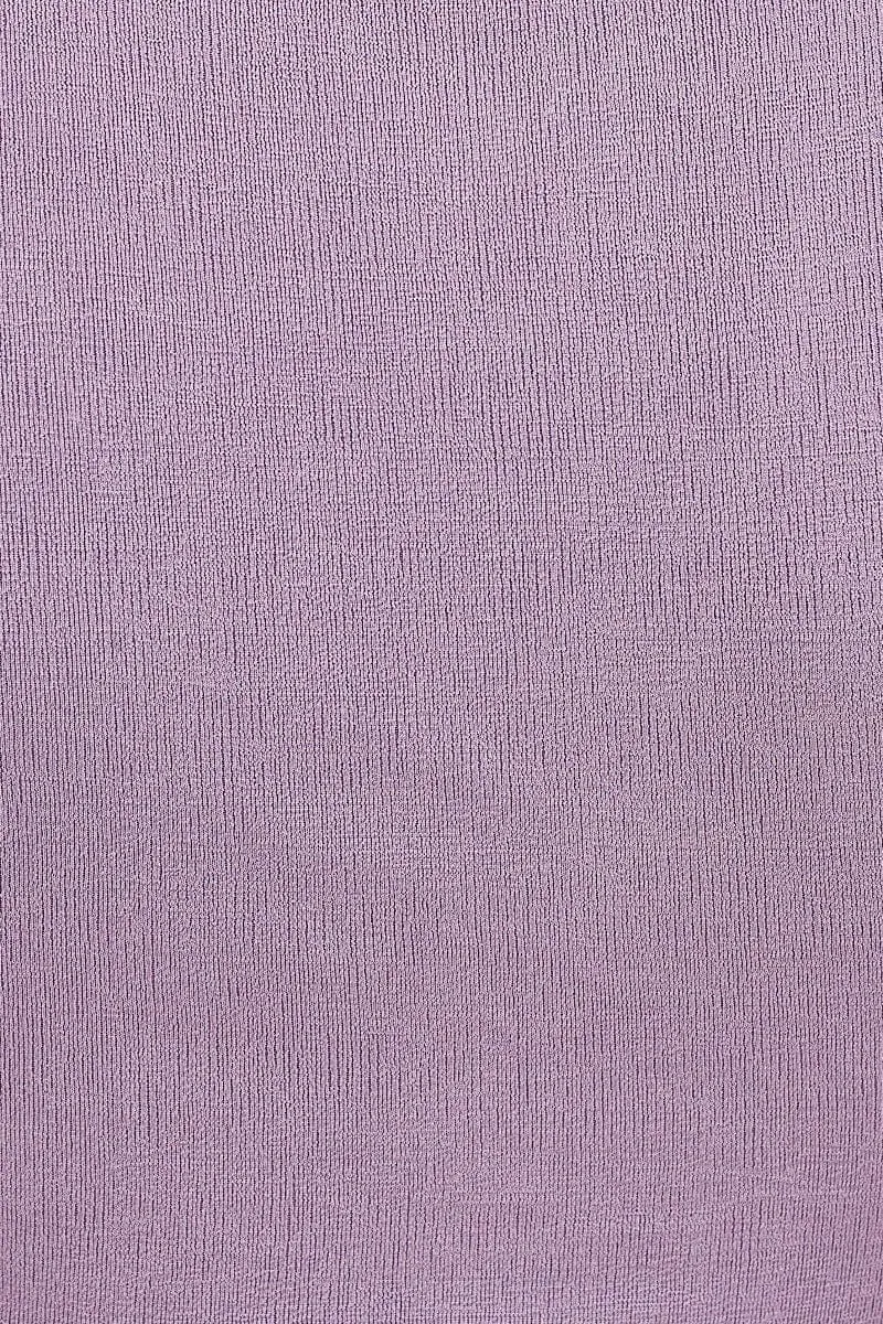 Purple Slinky Knot Front Top