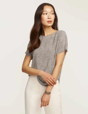 Rambling Mini Dot Bateau Blouse
