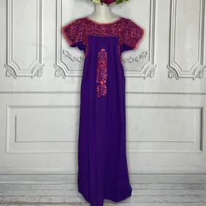 San Antonino Gala Dress - Long Purple Coral