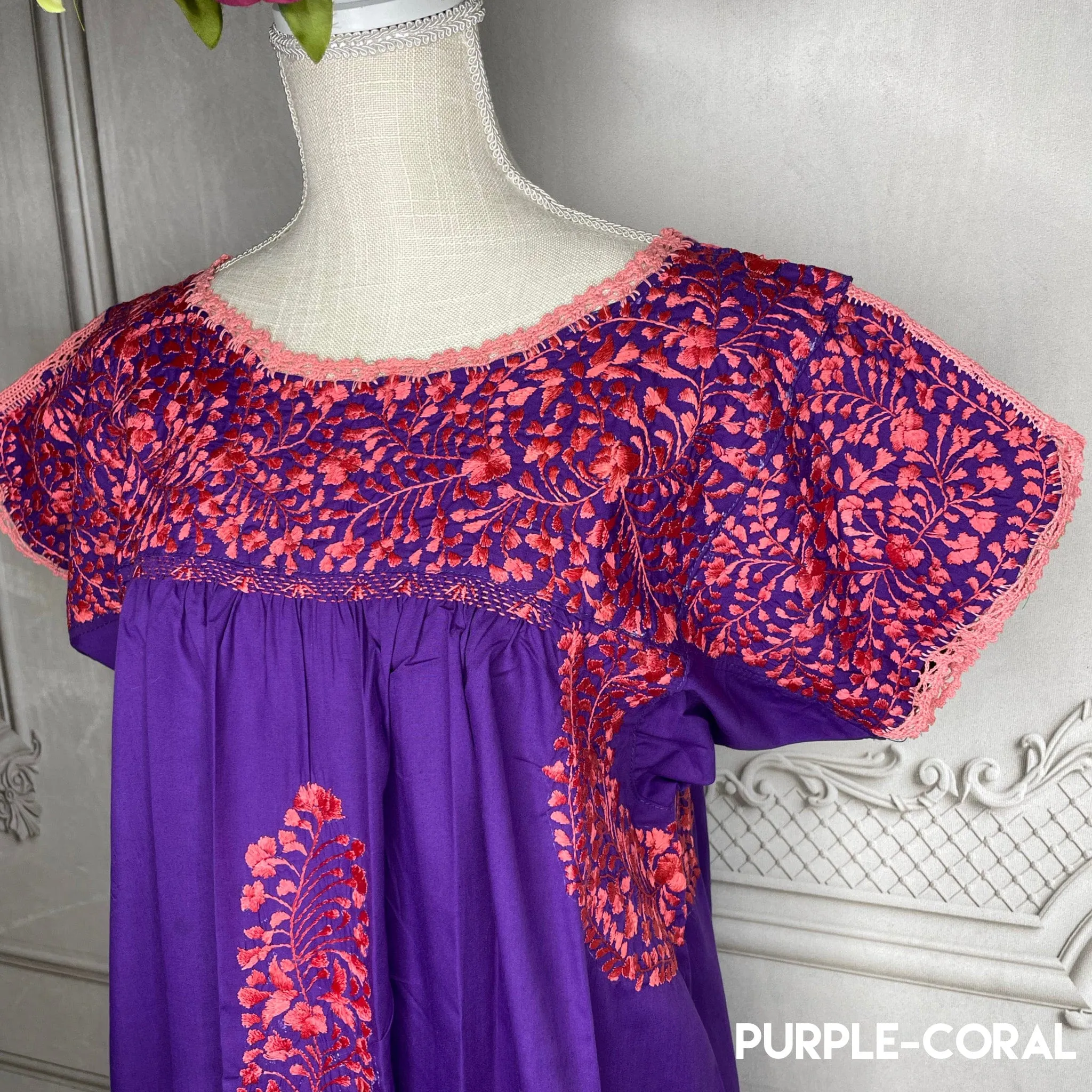 San Antonino Gala Dress - Long Purple Coral