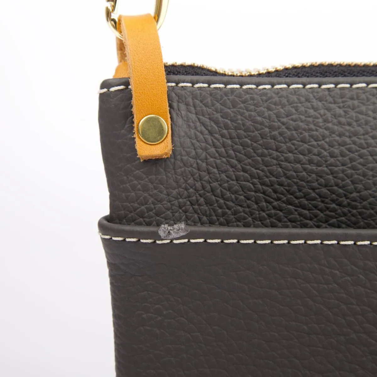 SECOND, Paula Crossbody / Wristlet, Pacific in Charcoal