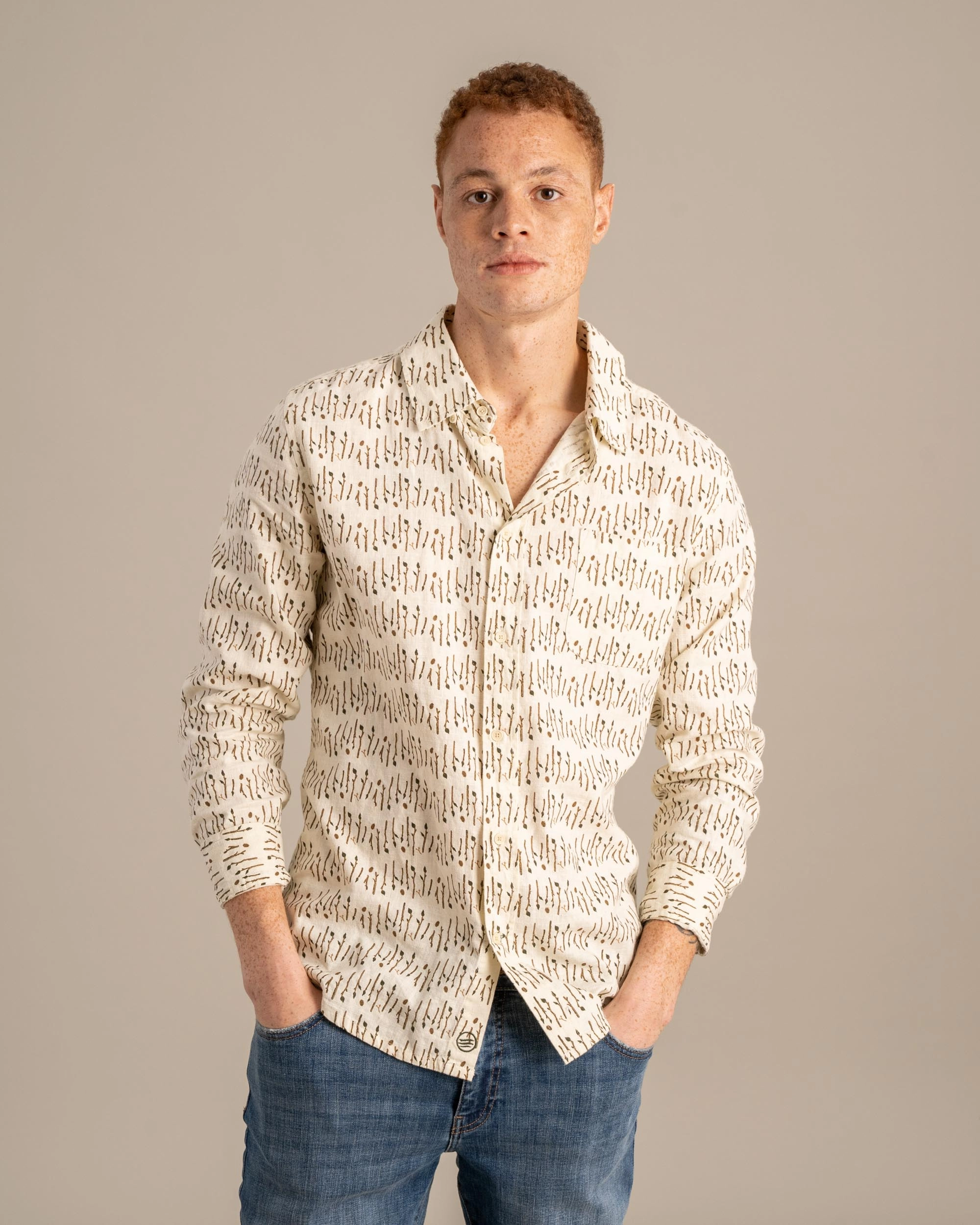SoftHemp™ Chambray Button Down