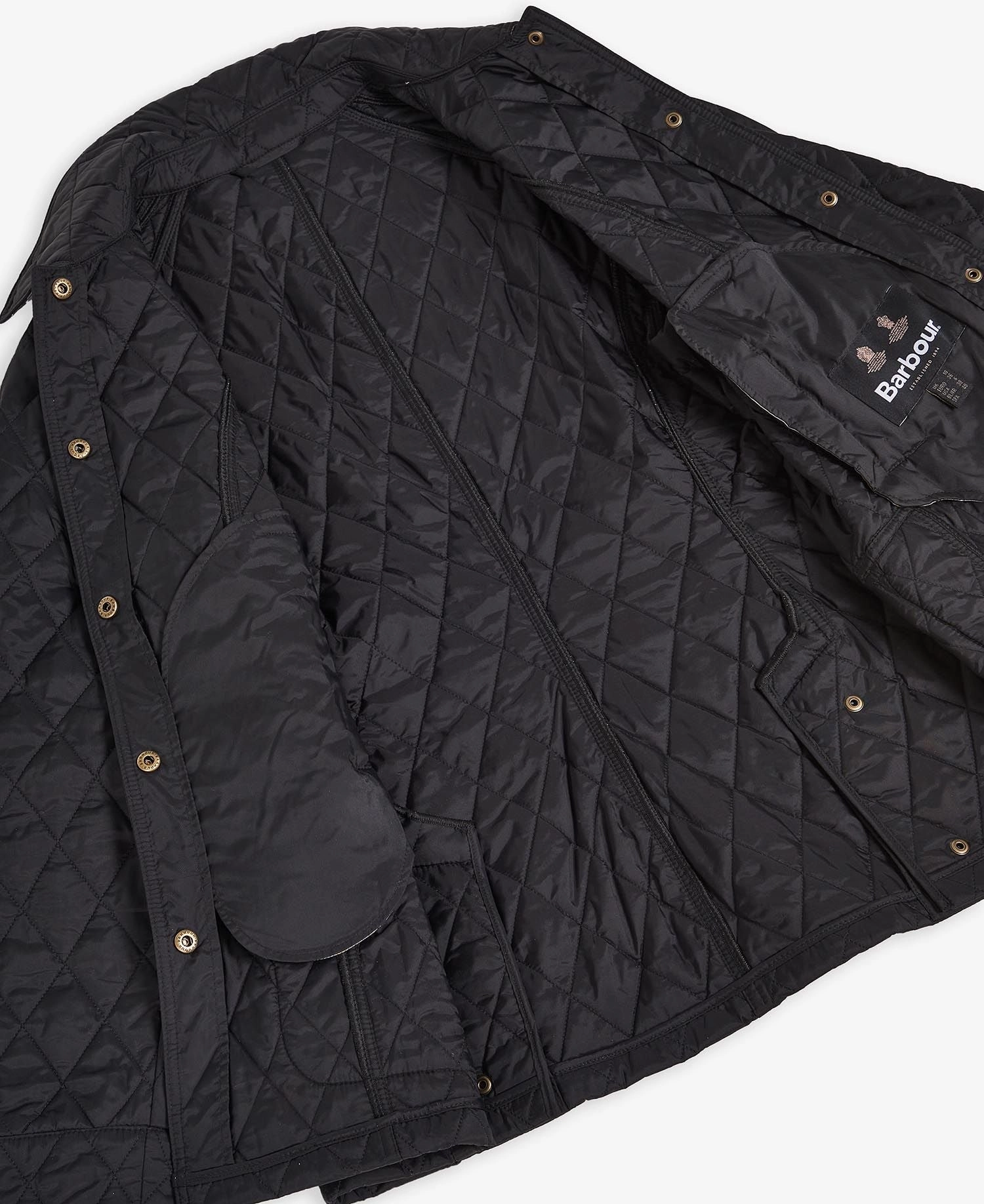 Summer Beadnell Quilted Jacket Black