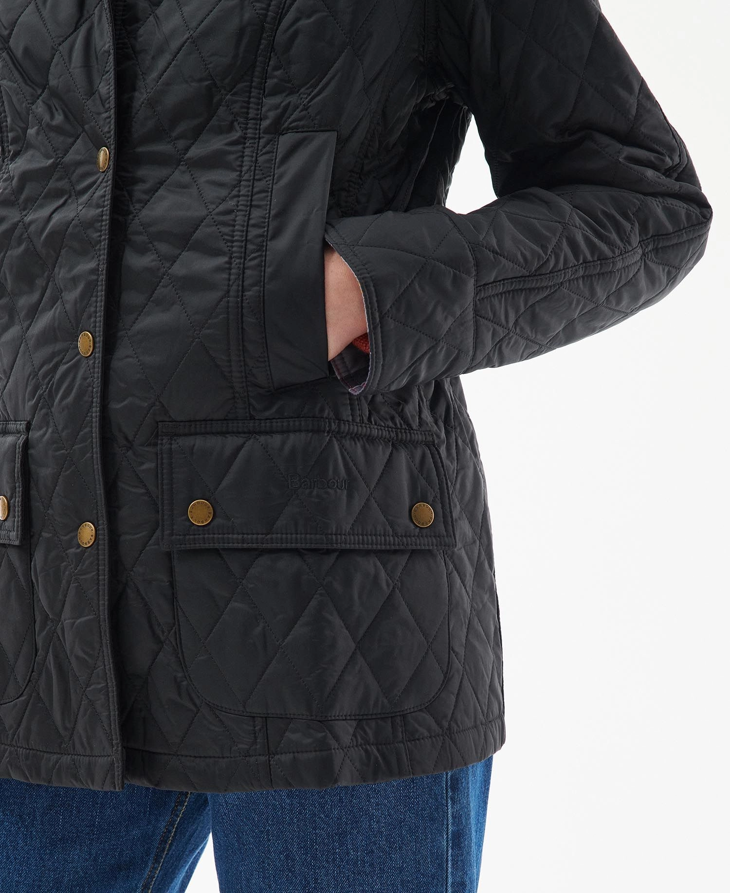 Summer Beadnell Quilted Jacket Black