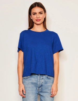 Sundry Crew Neck Tee in Symphony