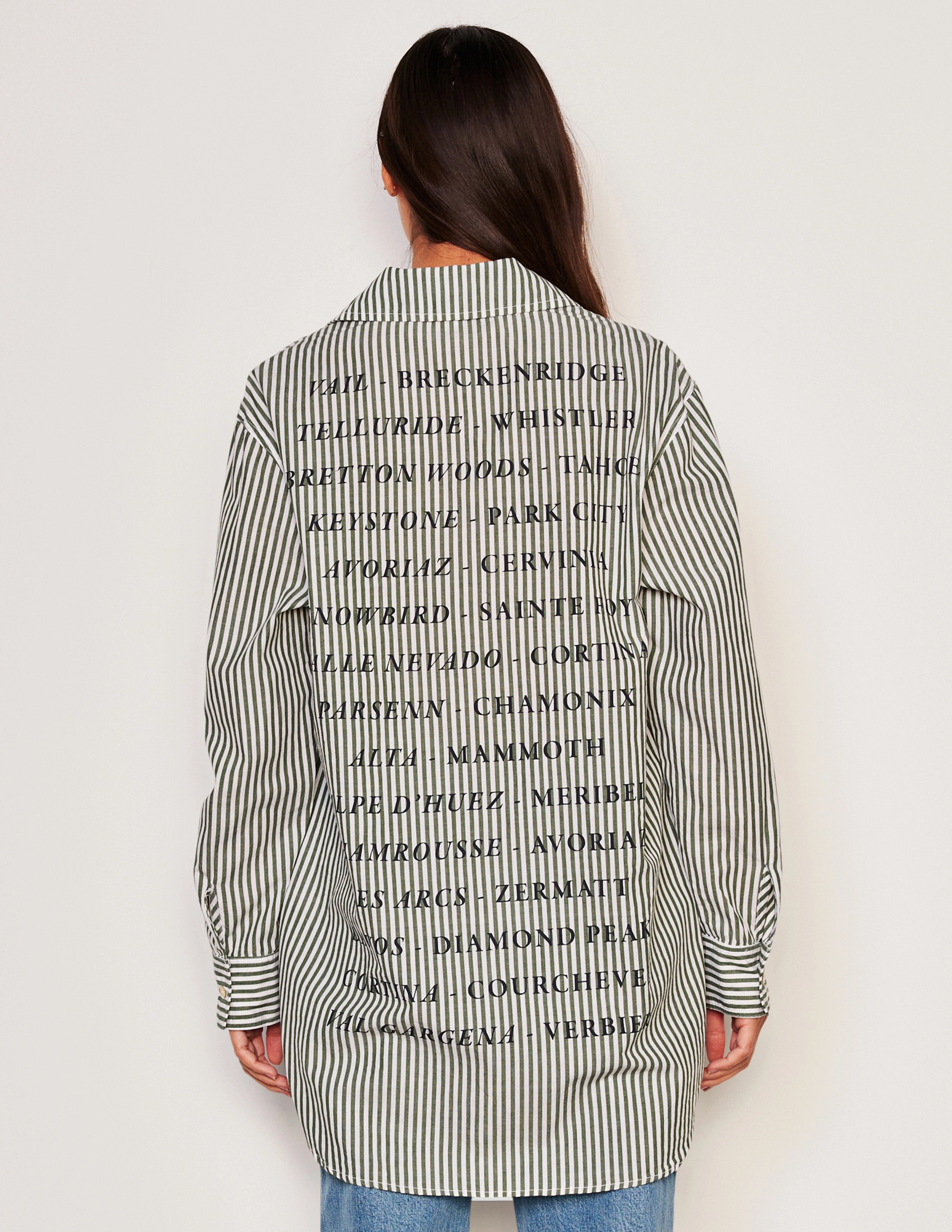 Sundry Destinations Oversized Shirt in Fern