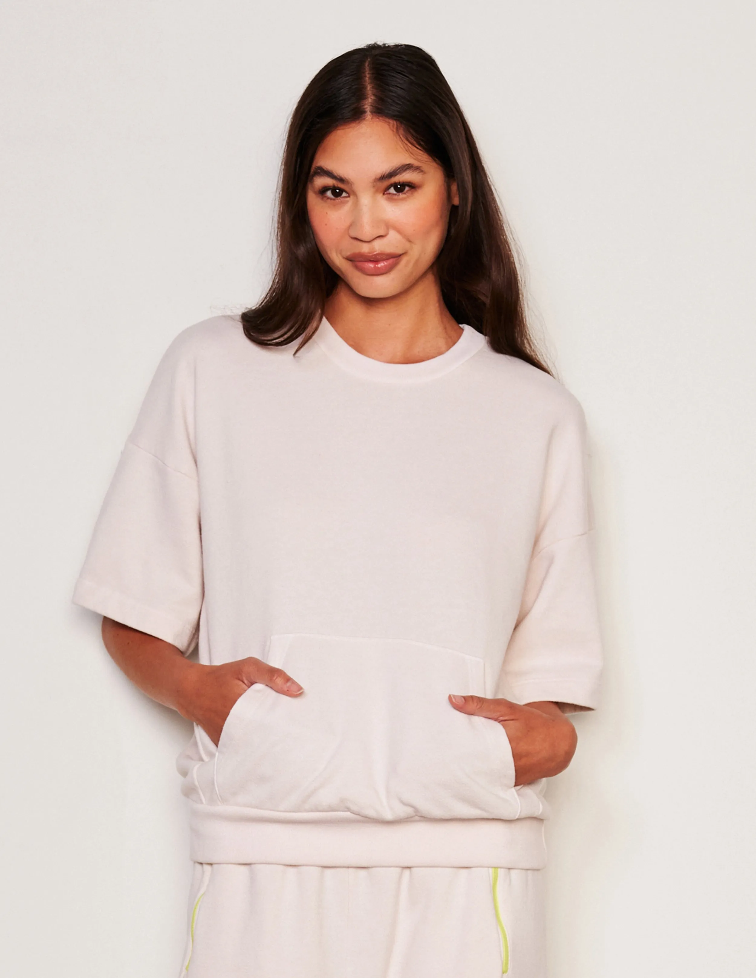 Sundry Kanga Pocket Popover in Oyster