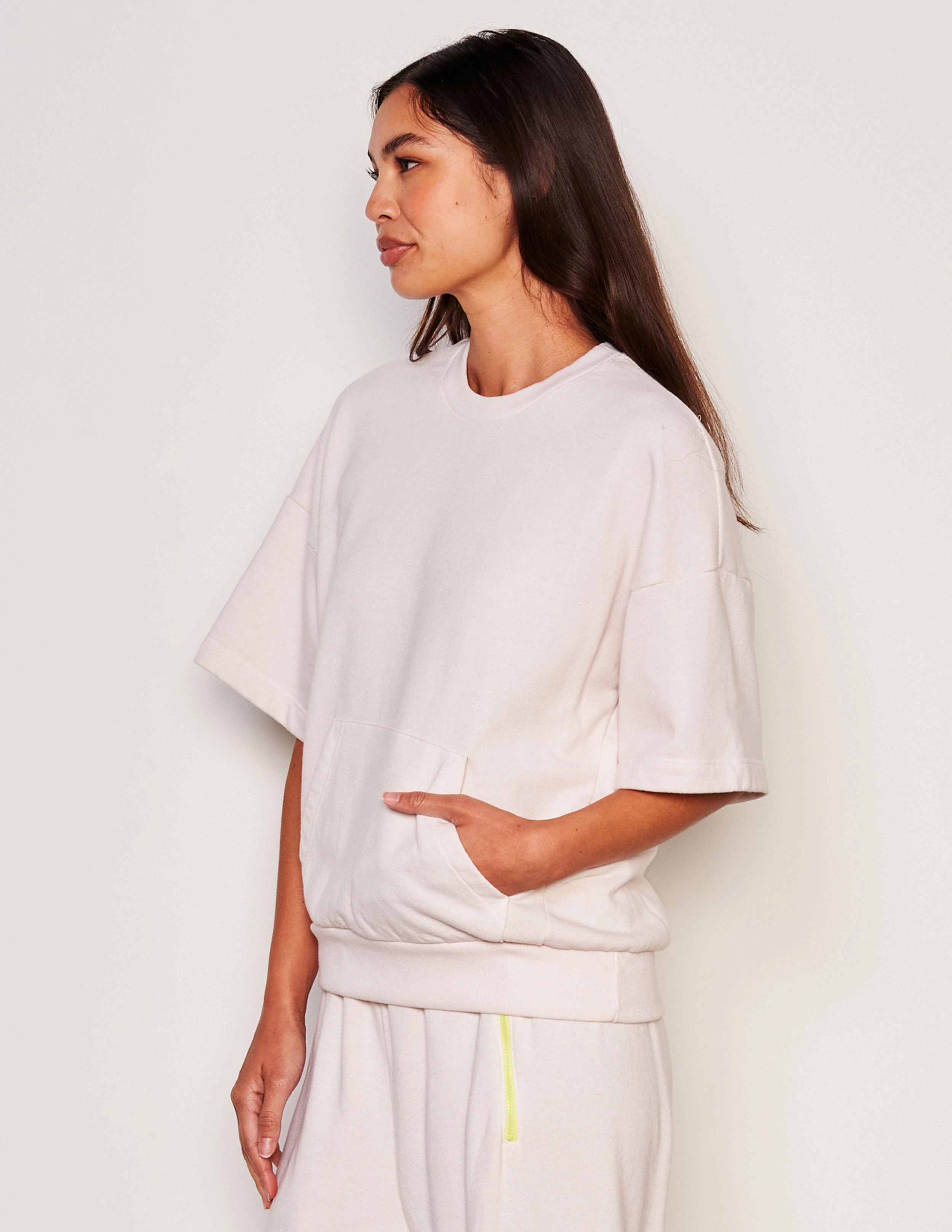 Sundry Kanga Pocket Popover in Oyster