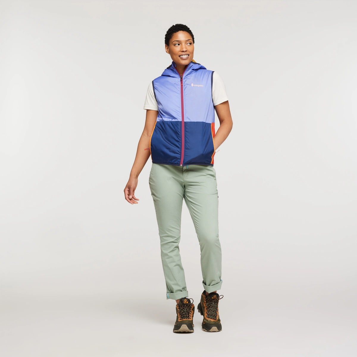 Teca Cálido Reversible Hooded Vest - Women's