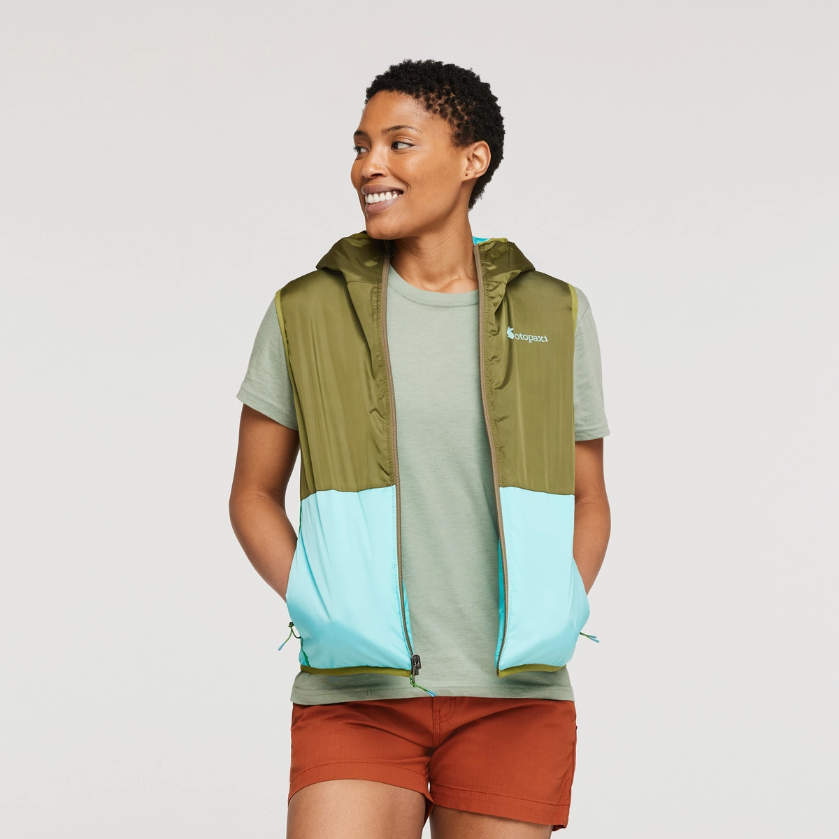 Teca Cálido Reversible Hooded Vest - Women's