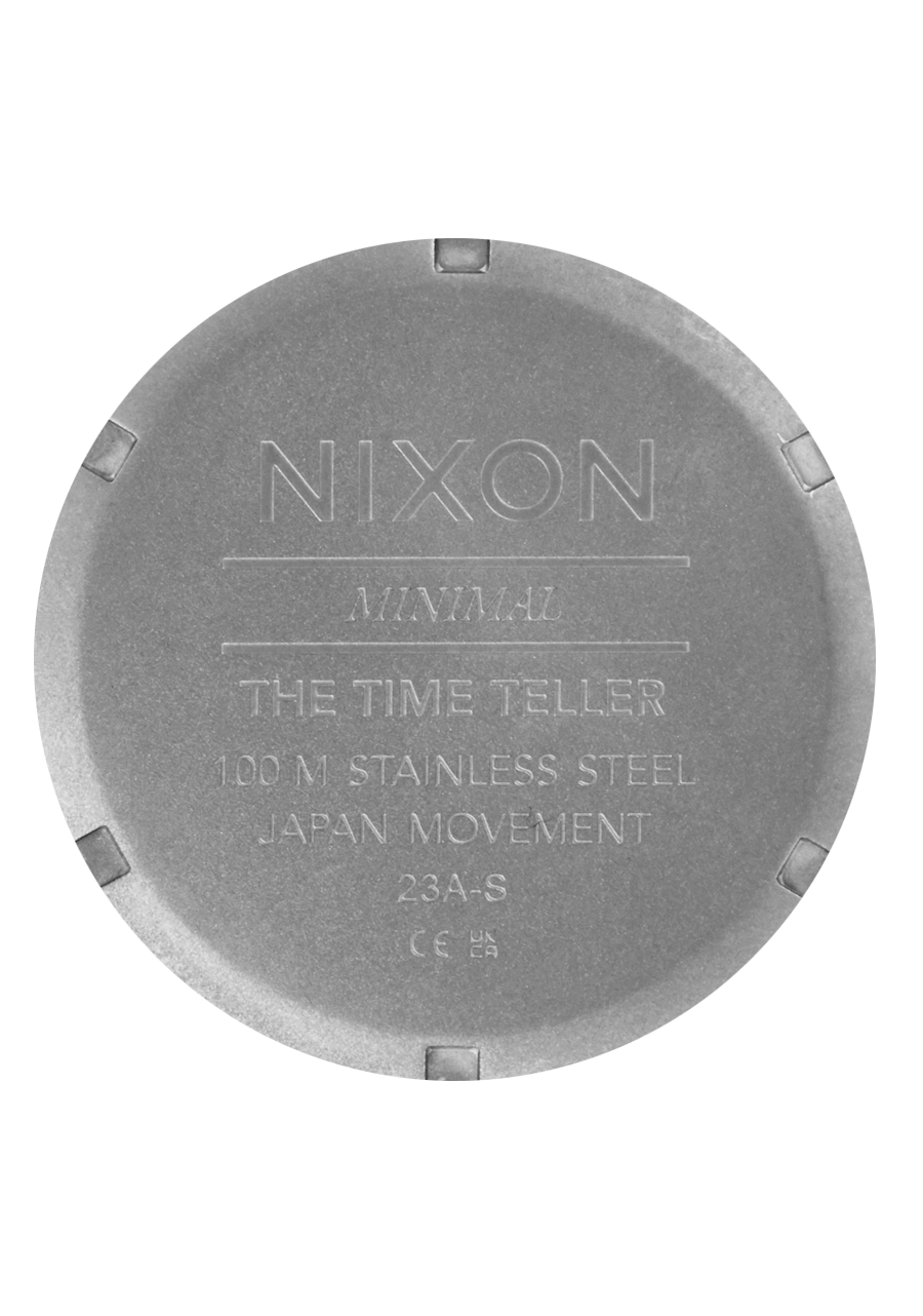 Time Teller Leather - Lt Gunmetal / Basalt / Sienna