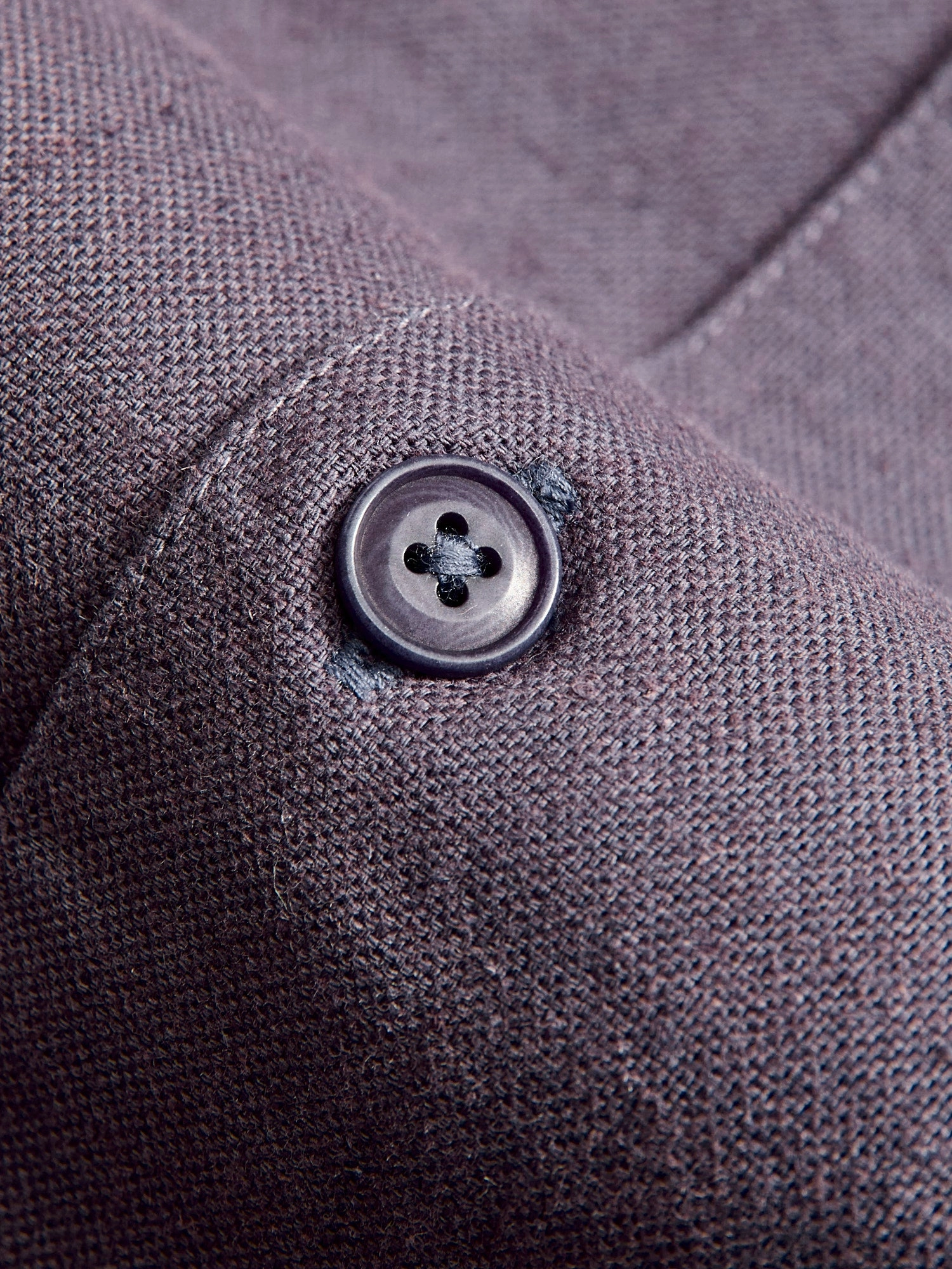 Vacation Shirt in Plum Handstitch
