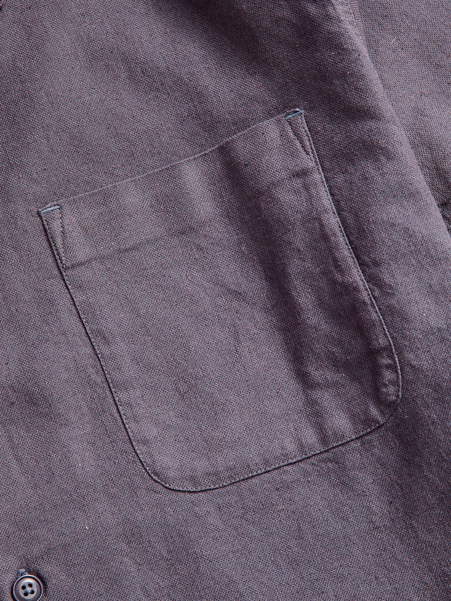 Vacation Shirt in Plum Handstitch