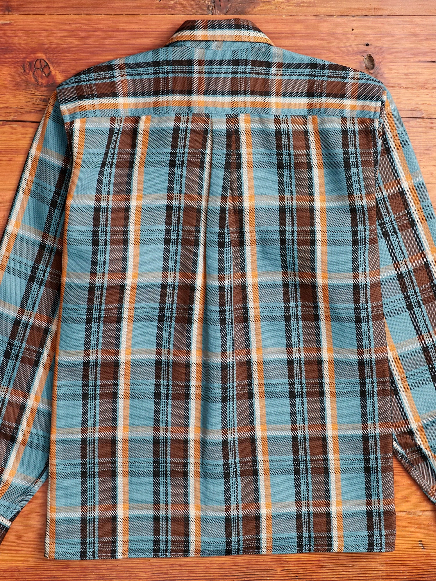 Webster Shirt in Blue Twill Check