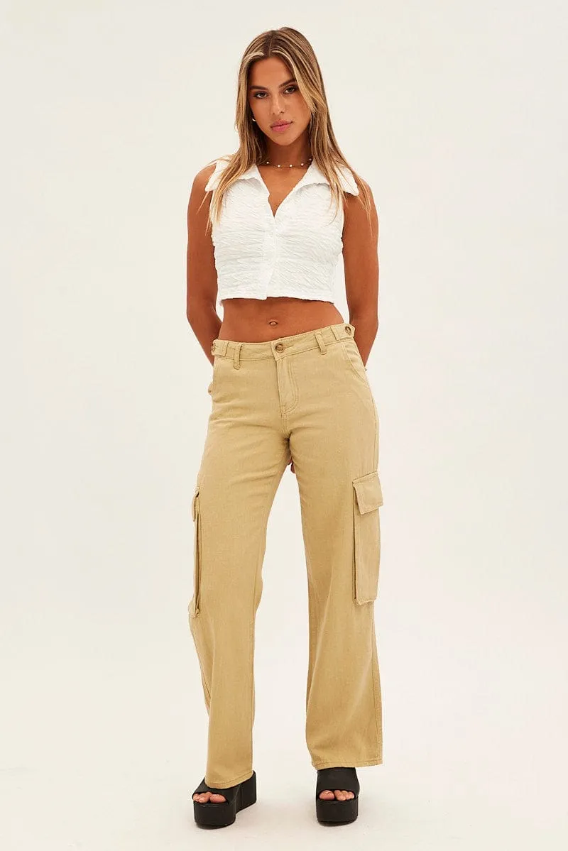 White Crop Top