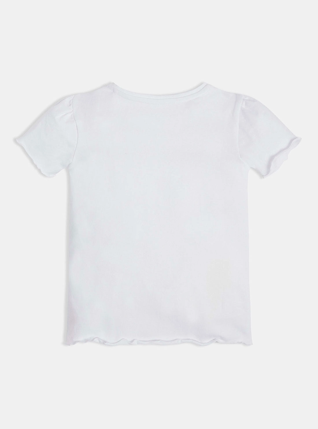White Layered Triangle Logo T-Shirt (2-7)