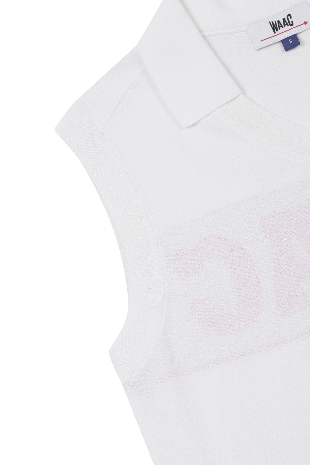 Women's ATHLETIC Deep V-neck Knit Vest White