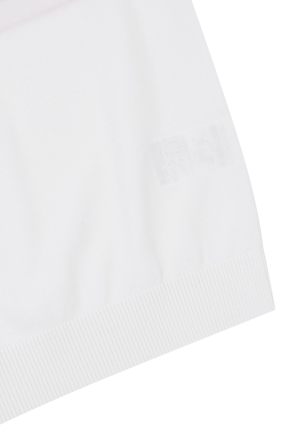 Women's ATHLETIC Deep V-neck Knit Vest White