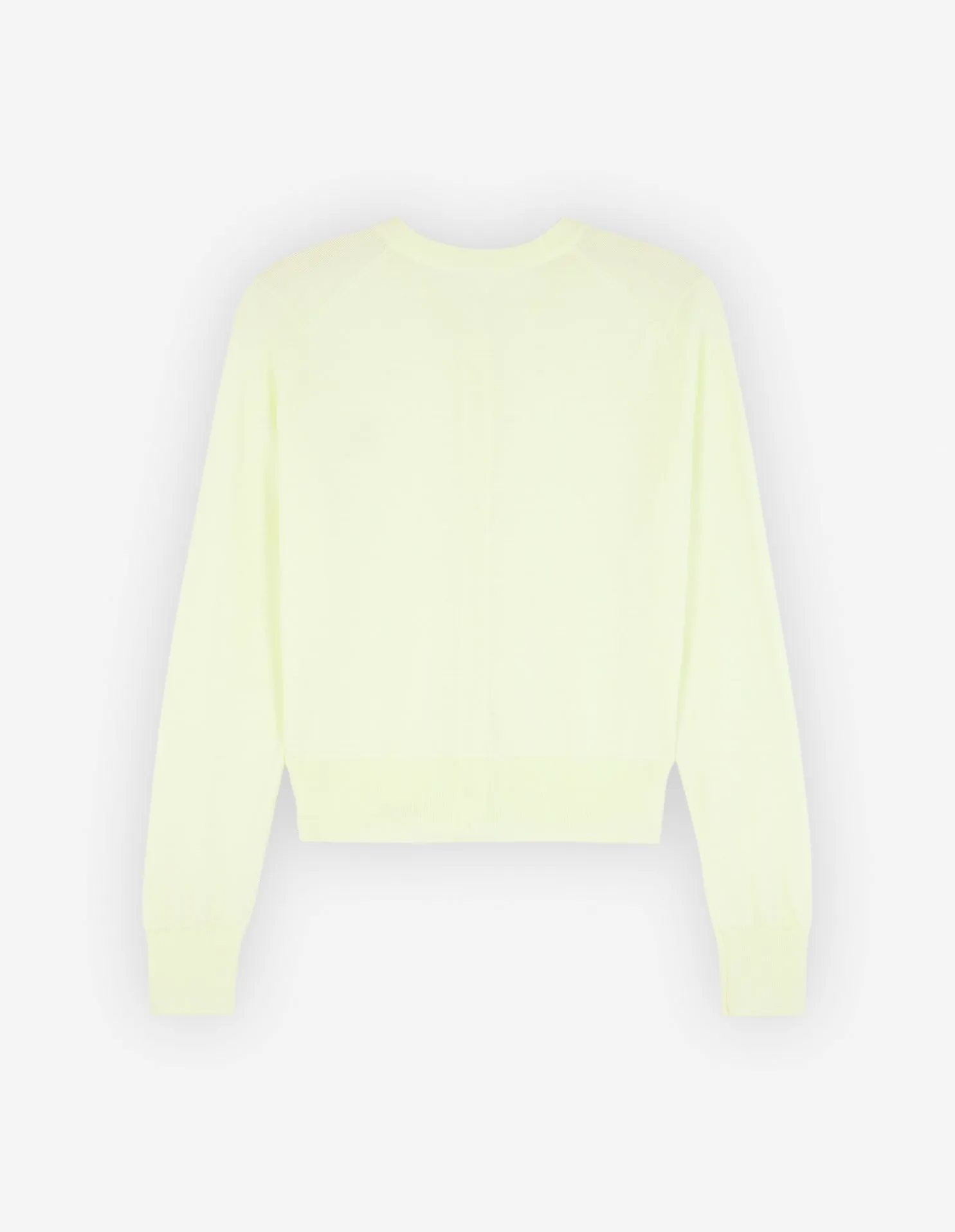 Women's Baby Fox Patch Regular Cardigan Lemonade