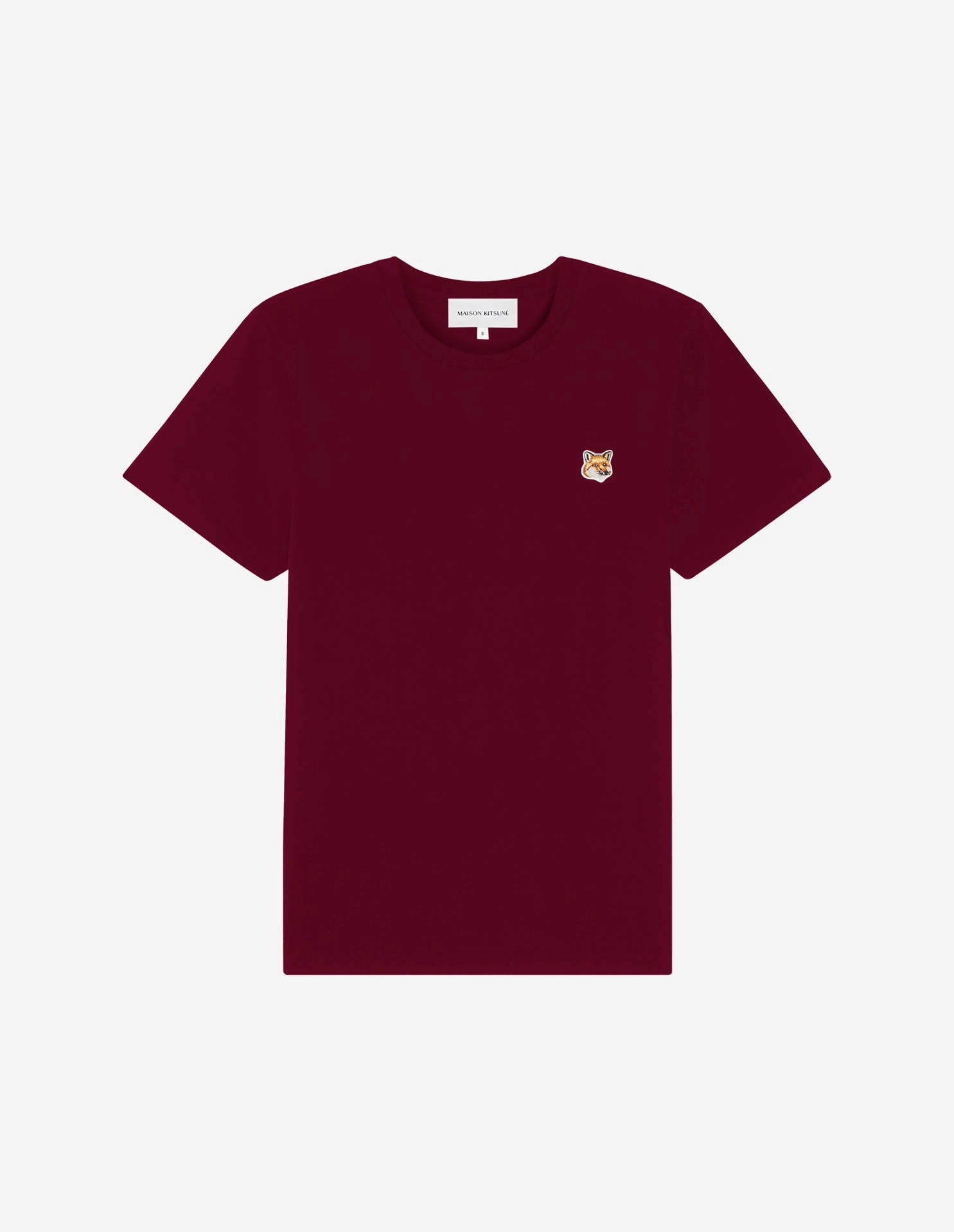 Women's Fox Head Patch Regular Tee Shirt Brick Red