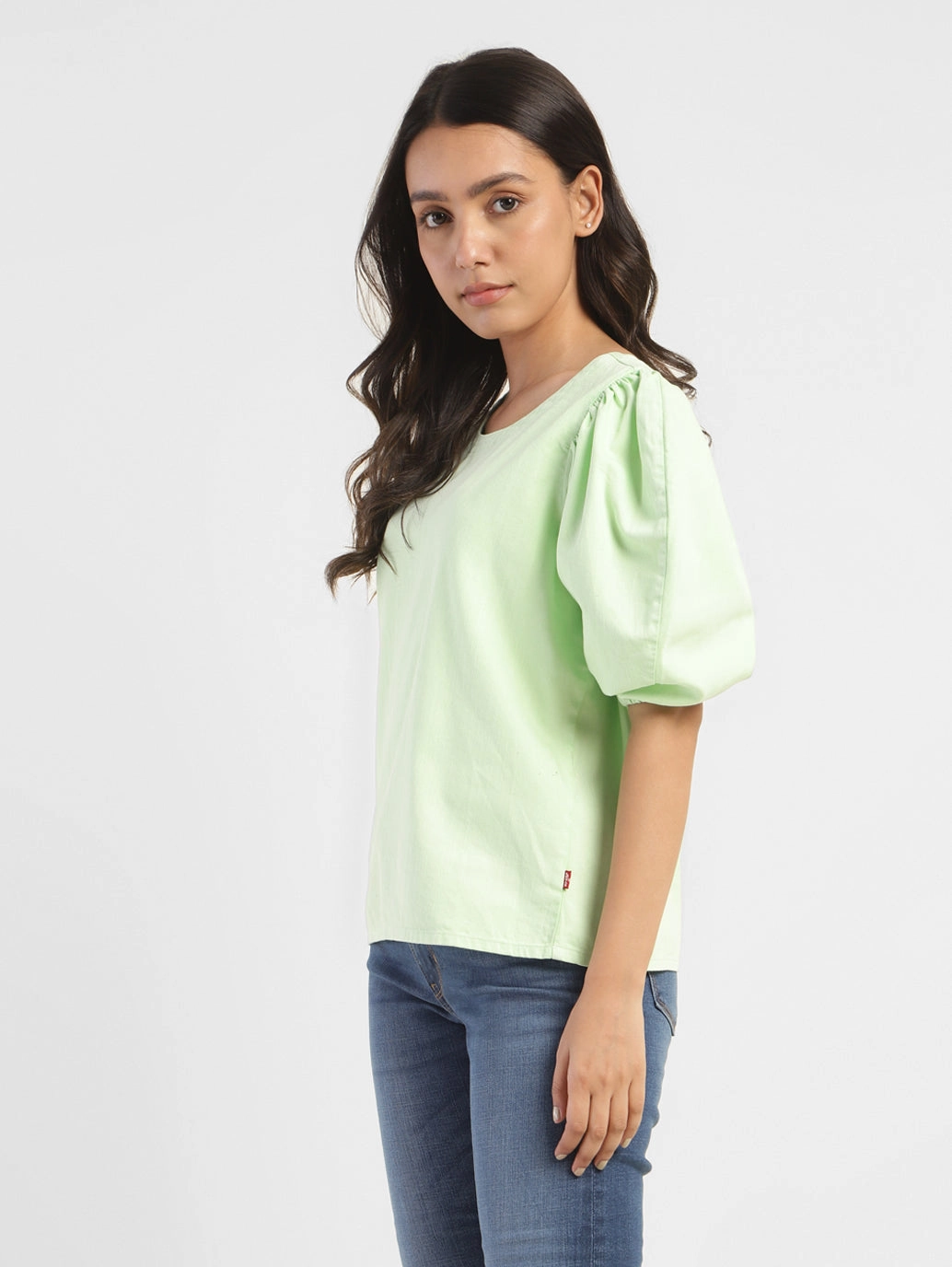 Women's Solid Round Neck Top