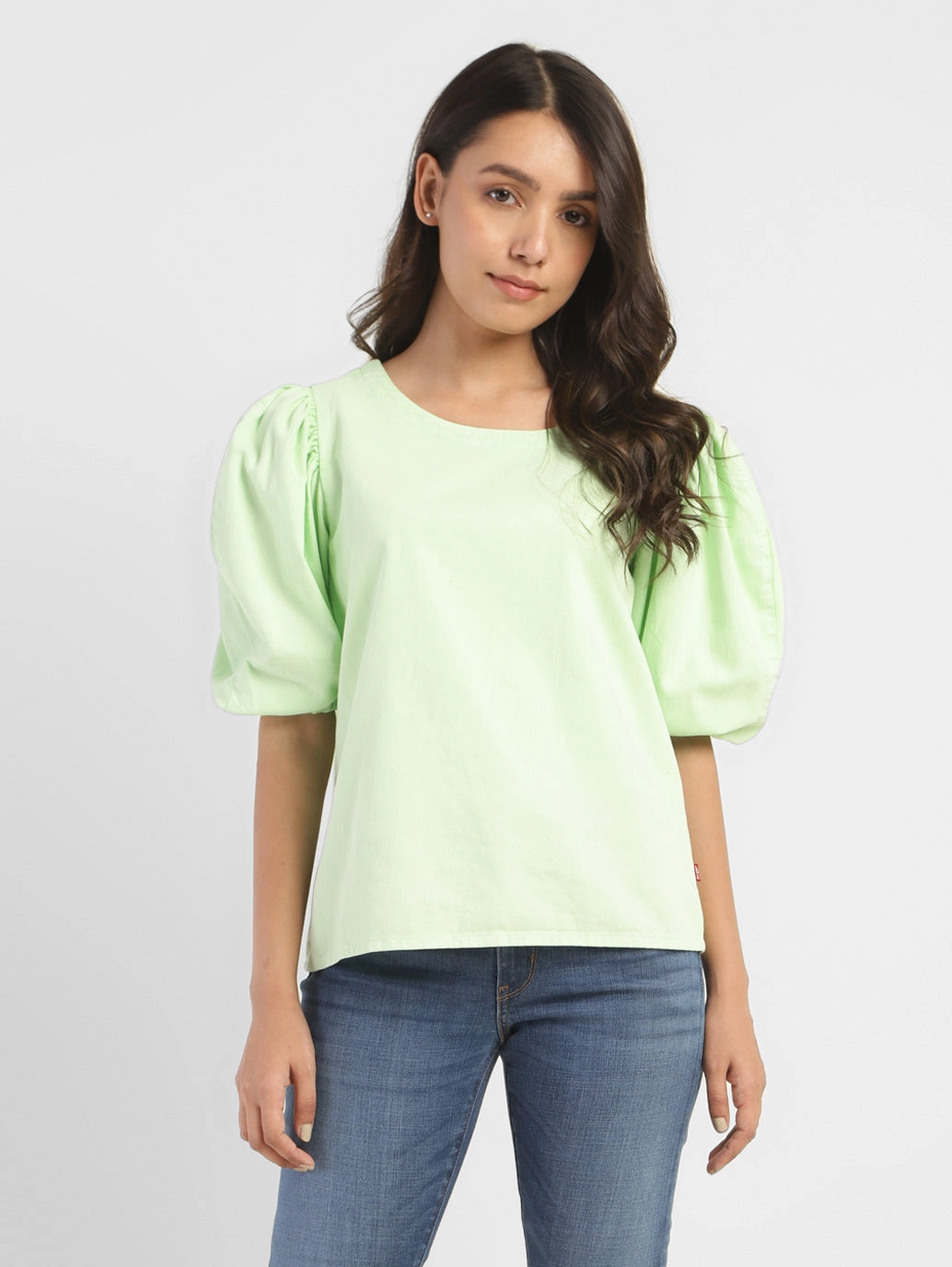 Women's Solid Round Neck Top