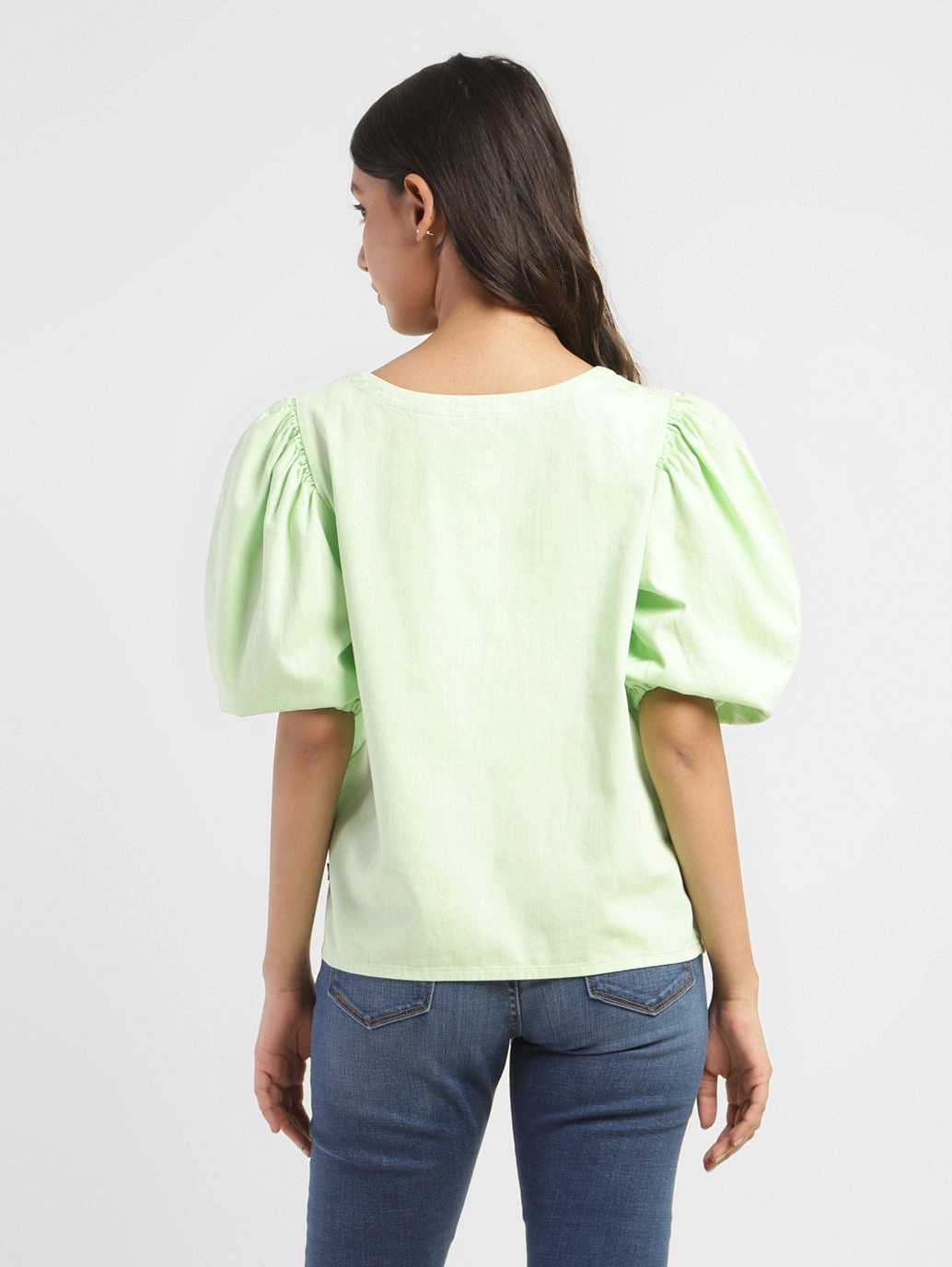 Women's Solid Round Neck Top